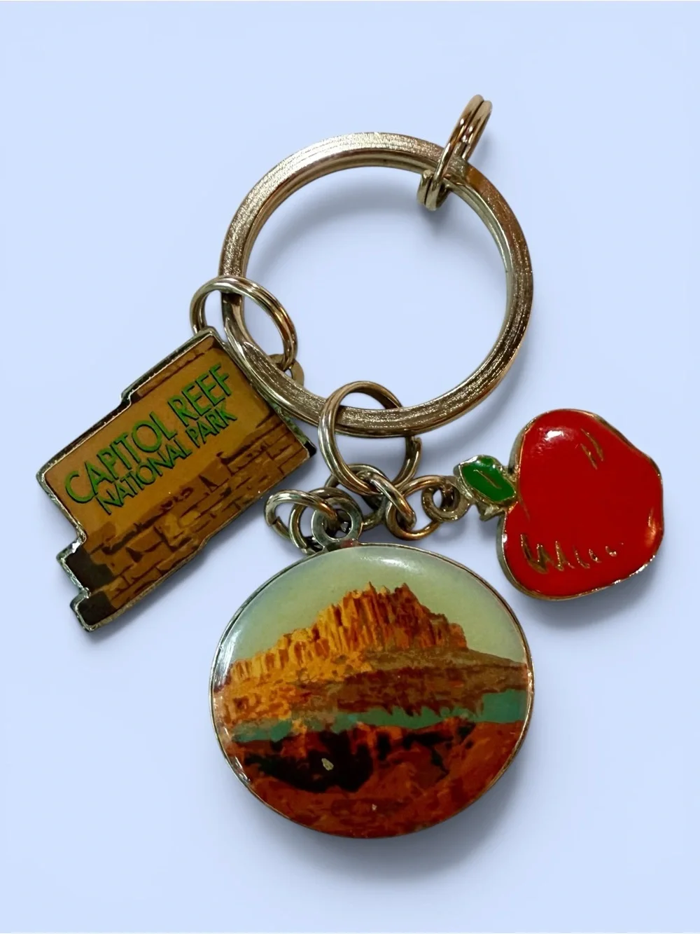 National Park Souvenir Keychains Graphic Charms Scenic Images